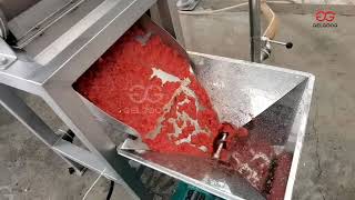 Tomato Processing Machine Tomato Paste Sauce Ketchup Machine Ethiopia [upl. by Hapte]