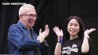 Designer amp stylist Jean Paul Gaultier amp Chitose Abe  Sacai   Paris Fashion Week show 7 july 2021 [upl. by Medeah]