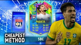 94 FOF Summer Stars Paqueta SBC Cheapest Method  FIFA21​​ [upl. by Icyac]