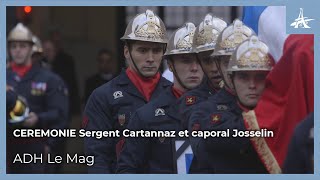 Allo18  CEREMONIE Sergent Cartannaz et caporal Josselin [upl. by Moneta]