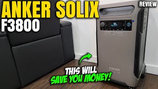 This Power Station Will SAVE You Money  Anker SOLIX F3800 Portable Power Station Review [upl. by Odlonyer]