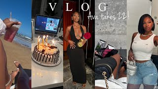 VLOG AVA TAKES 22  SOLO TRIP BDAY DINNER DAY OF SHOPPING amp LIT GIRLS NIGHT OUT IN HOUSTON [upl. by Nessim]