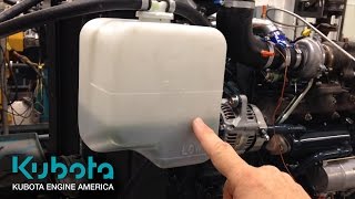 Why checking your engines coolant level is so important  Kubota Engine America [upl. by Routh]