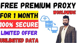 how to get free premium proxy  premium residential proxy  30 days unlimited proxy free worldwide [upl. by Aelak]