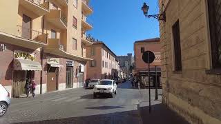 Bracciano Walk from the Train Station to the Main Square  Bracciano Italy  ECTV [upl. by Alby]