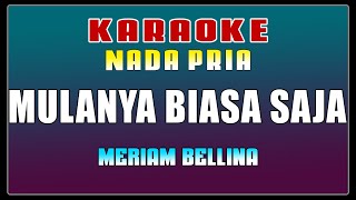 KARAOKE  Mulanya Biasa Saja  Meriam Bellina  Nada Pria [upl. by Linette933]