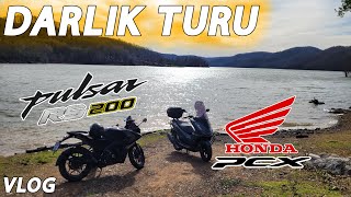 HONDA PCX amp BAJAJ PULSAR RS200 UZUN YOL  ŞİLE DARLIK KAMP ALANINA NASIL GİDİLİR  Bİ TURLAYALIM [upl. by Ecnarf]