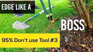 3 Tools for Professional Lawn Edges NO Power Tools [upl. by Deibel]