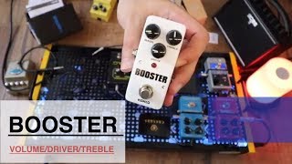 KOKKO BOOSTER  MINI Pedal de GANHO para GUITARRA [upl. by Ylrahc]