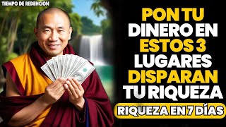 3 Lugares en tu Casa que Disparan tu Riqueza si Pones Dinero en Ellos  Enseñanzas Budistas [upl. by Moscow]