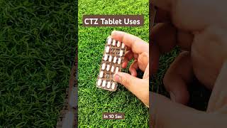 CTZ 10 mg tablet Uses Best Anti Allergy Tablet Drug ctz medical medicine medicineinformation [upl. by Seiden]