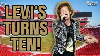 Levis Stadium turns 10 and the Rolling Stones are throwing a party  NBC Sports Bay Area [upl. by Danczyk465]