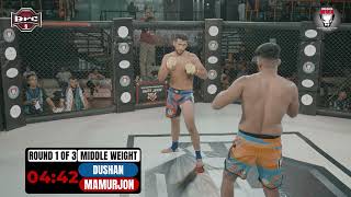 Dushan Burale 🆚 Mamurjon Khamidov Full Fight  Bidang Fighting Championship BFC6 Guwahati [upl. by Smart625]