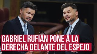 Rufián a Feijóo quotEta Eta Eta Eta tanta Eta para tapar su incompetenciaquot [upl. by Ycnuahc196]