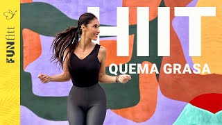 Cardio HIIT con cuerda imaginaria para quemar grasa [upl. by Hinda394]