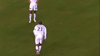 David Beckham scores for LA Galaxy vs DC United 081407 [upl. by Lourdes659]