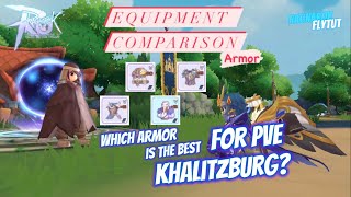 Ragnarok Mobile  EQ Comparison  Armor  Khalitzburg PVE RagnarokM RMCL [upl. by Gladi]