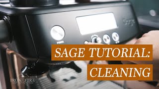 Sage Barista Pro Cleaning Tutorial  A stepbystep guide on how to clean your Sage coffee machine [upl. by Idna]