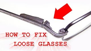 How to fix loose glasses [upl. by Moira563]