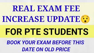 Real Exam Fees increase 😮 For PTE Exam  Book your exam before this Date  Suraj ielts and PTE [upl. by Ennayoj407]