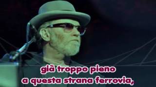 Francesco De Gregori  Raggio di sole karaoke  fair use [upl. by Rodd781]