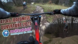 DownHill  Métabief  Atlas 🔵  Dolomite 🔴  Piste Humide 💦  Ouverture 2017 [upl. by Ahsienak823]