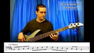 The 12 Minor Scales Bass Guitar Lesson [upl. by Ingrim]