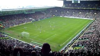 The best quotI just cant get enoughquot ever from Celtic Park on Old Firms day 30 20022011 [upl. by Nosduh]