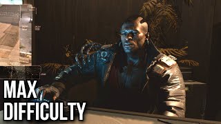 Cyberpunk 2077  Placide Boss Fight on Very Hard MAX Difficulty  No Commentary [upl. by Koffman]