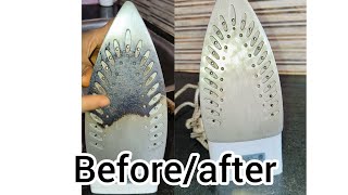 இரண்டே பொருள் போதும் பளிச்சுன்னு பண்ணிரலாம்Iron box cleaning [upl. by Eedyak]