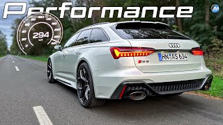 NEW RS6 Performance 630hp  0290 kmh acceleration🏁  by Automann in 4K [upl. by Amin]