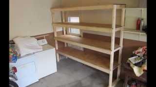 How to Build a Shelf for the Garage or Basement [upl. by Ignatius]