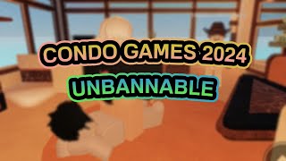 ROBLOX UNBANNABLE CONDO GAMES IN 2024 SERVER IN DESC [upl. by Broderick361]