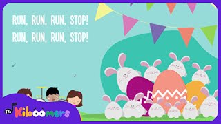 Ten Bunnies Counting Lyric Video  The Kiboomers Preschool Songs for Easter [upl. by Winslow]