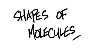 AQA ALevel Chemistry  Shapes of Molecules [upl. by Ahsiam69]