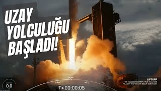 Fırlatma Anı Alper Gezeravcının Uzay Yolculuğu Başladı [upl. by Roel]