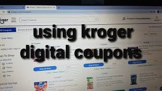 how to use Kroger digital coupons [upl. by Iturk]