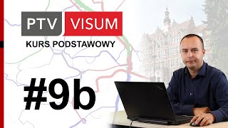 VISUM 9b  Transport zbiorowy  infrastruktura tramwajowa ciągi piesze [upl. by Sida]