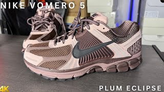 Nike Vomero 5 Plum Eclipse On Feet Review [upl. by Crescint]