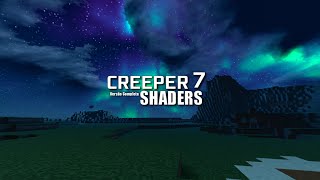 CREEPER SHADERS 7 vc PARA MCPE 118 Ultra Realistic Shader [upl. by Ferdy143]