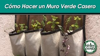 Cómo Hacer Un Muro Verde Casero [upl. by Airegin29]