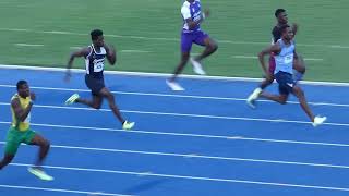 Bryan Levell  Edwin Allen in stunning form over Class 1 100m  Camperdown Classics 2022 [upl. by Irehc101]