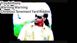 Chronixx TroyAnthony Tenement Yard Riddim [upl. by Marlyn228]