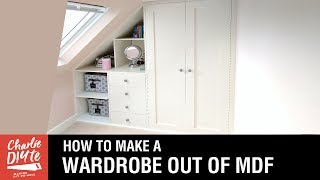 How to Make a Fitted Wardrobe out of MDF [upl. by Friedlander]