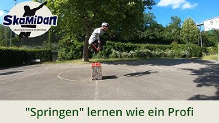 Springen lernen mit Inlineskates  So Lernst du deine perfekten Sprünge  Inline Skating Basics 05 [upl. by Genny463]