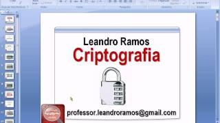 Criptografia 12  Como proteger seus Arquivos  wwwprofessorramoscom [upl. by Spitzer245]