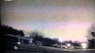 Meteor on March 22 on security cam in Thurmont MD [upl. by Bonni366]