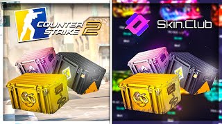 CS2 CASES vs SKINCLUB CASES [upl. by Hoebart757]