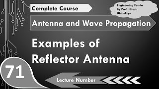 Examples on Reflector Antenna in Antenna and Wave Propagation by Engineering Funda [upl. by Gagne]