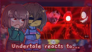 Undertale reacts to VHS vs Wiki [upl. by Etnauj]